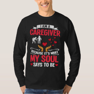 T-shirt Caregiver Quotes Elderly Caregiving Care Worker