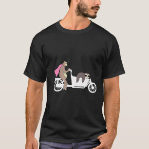 T-shirt Cargo Bike Sloth Dutch Bike Truck
