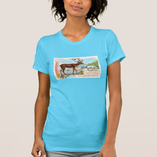 T-shirt Caribou vintage (rennes) et renard arctique