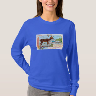 T-shirt Caribou vintage (rennes) et renard arctique