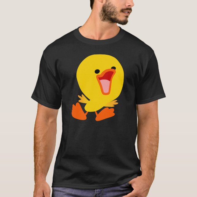 T-shirt caricaturale joyeux (Devant)