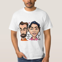 T-shirt caricature