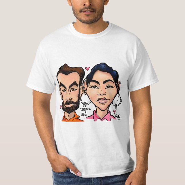 T-shirt caricature (Devant)
