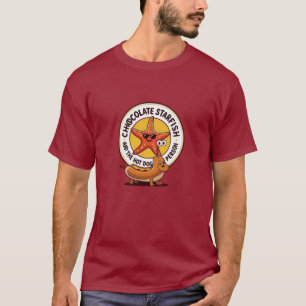 T-shirt caricature à base de poisson rouge et de c