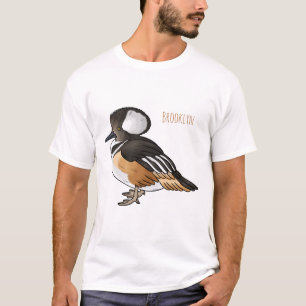 T-shirt Caricature à capuchon d'oiseau marchand