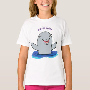T-shirt Caricature adorable de marsouin