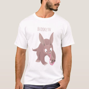 T-shirt Caricature amusante de Aardvark
