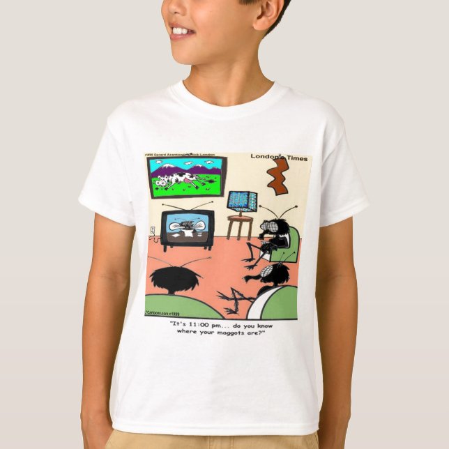 T-shirt Caricature amusante pour les parents d'insectes (Devant)