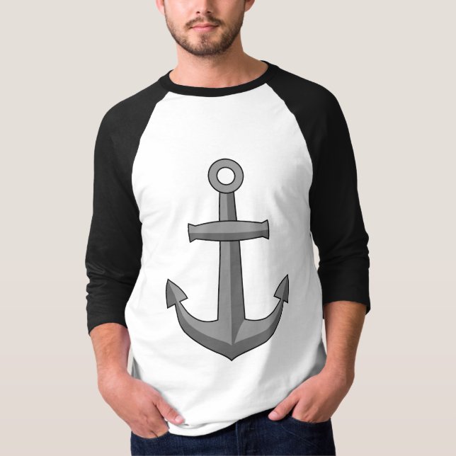T-shirt Caricature Ancre de bateau (Devant)