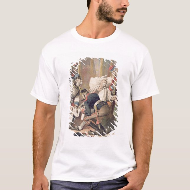 T-shirt Caricature d'Alliance triple (Devant)