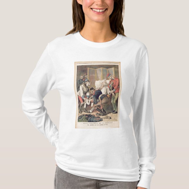 T-shirt Caricature d'Alliance triple (Devant)