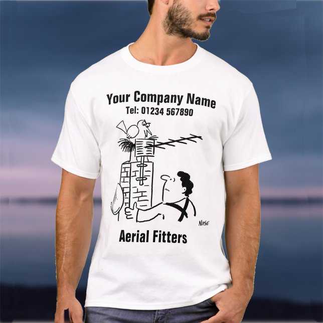 T-shirt Caricature de Aerial Fitter (Créateur téléchargé)
