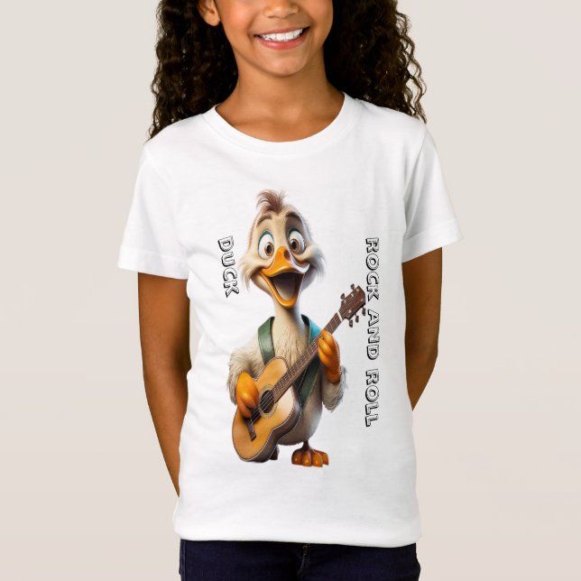 T-Shirt Caricature de canard caricature (Devant)