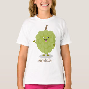 T-shirt Caricature de chérimoya à la crème anglaise