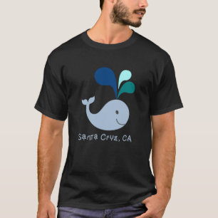 T-shirt Caricature de Cruz Père Noël California Cute Whale