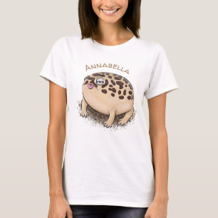 T-shirt Caricature de grenouille à pluie dans le désert br