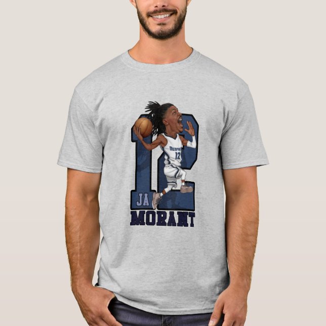 T-shirt Caricature de Ja Morant (Devant)