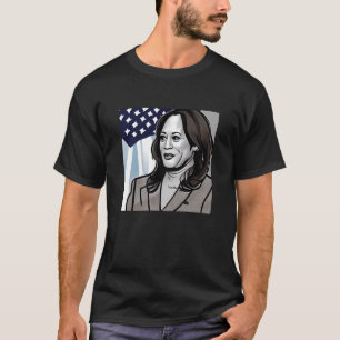 T-shirt Caricature de Kamala Harris politique