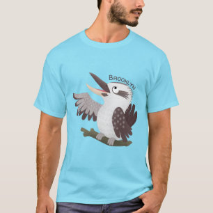 T-shirt Caricature de kookaburra drôle et drôle