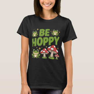 T-shirt Caricature de la Grenouille mignonne et des champi