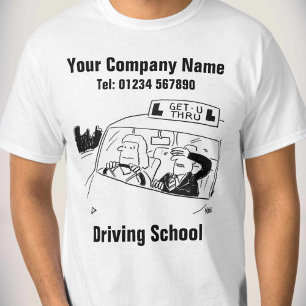 T-shirt Caricature de l'école de conduite à personnaliser