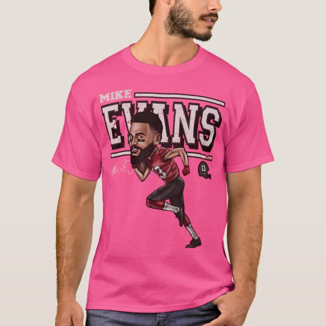 T-shirt Caricature de Mike Evans Tamba Bay (Devant)