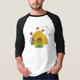 T-shirt Caricature de Noël de Noël amusante