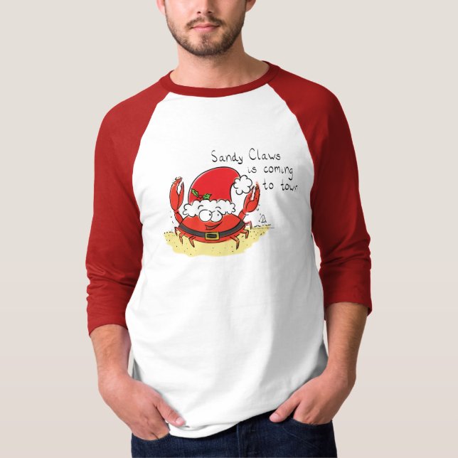 T-shirt Caricature de Noël de Noël de Noël amusant Père No (Devant)