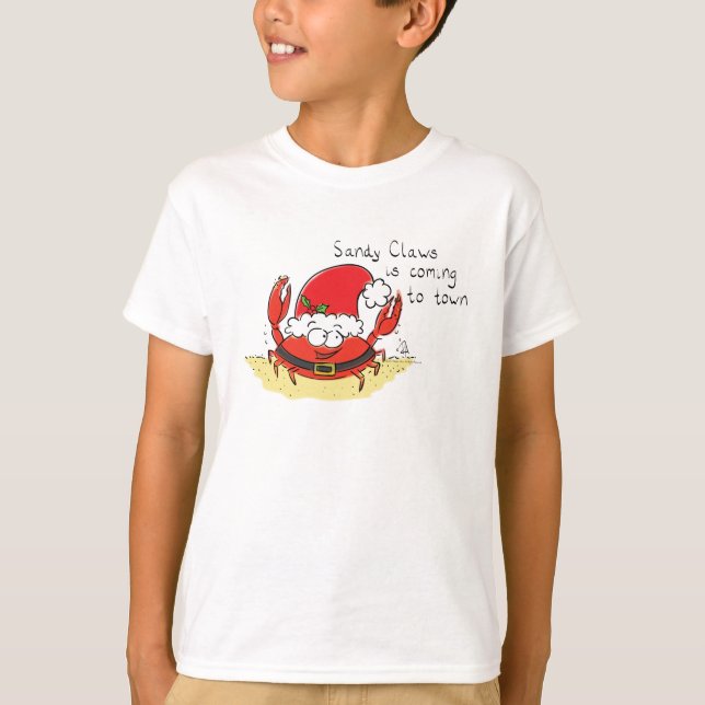 T-shirt Caricature de Noël de Noël de Noël amusant Père No (Devant)