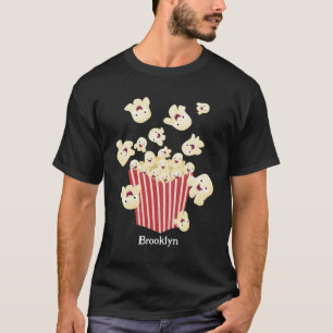 T-shirt Caricature de pop-corn drôles