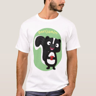 T-shirt Caricature de skunk jote happy