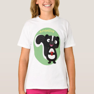 T-shirt Caricature de skunk jote happy