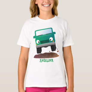 T-shirt Caricature de voiture 4 X4 hors route