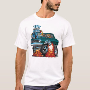 T-shirt Caricature de voiture classique américaine des ann