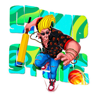 T-shirt Caricature des années 90 Johnny Bravo