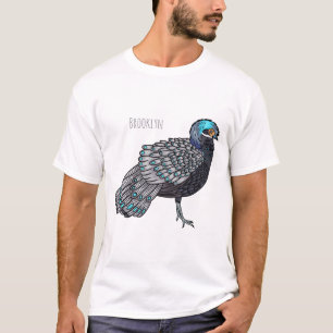 T-shirt Caricature d'oiseau de faisan paon de Bornéo