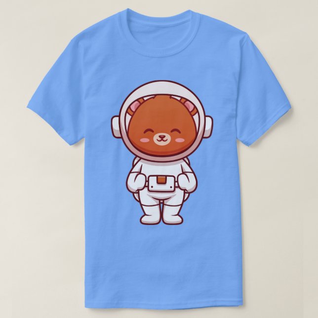 T-shirt Caricature d'un astronaute (Design devant)