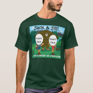 T-shirt Caricature faite sur commande allée de photo de