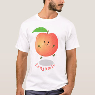 T-shirt Caricature jaune pêche très agréable