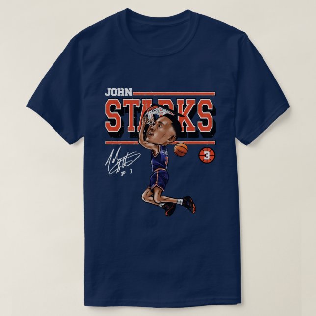 T-shirt Caricature John Starks (Design devant)