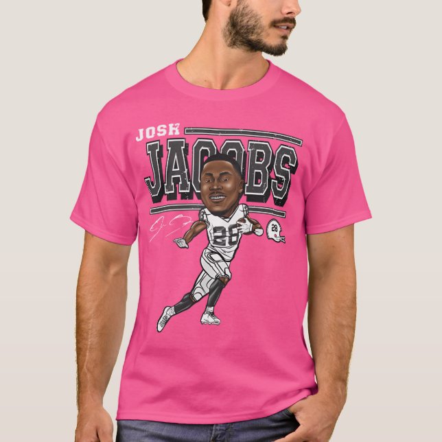 T-shirt Caricature Josh Jacobs (Devant)