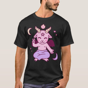 T-shirt Caricature mignon Satan Kawaii Baphomet