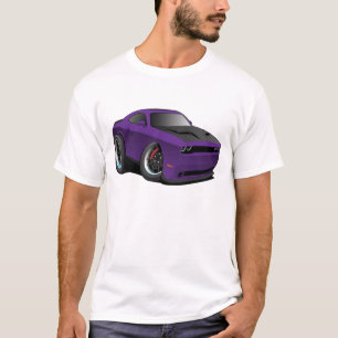T-shirt Caricature moderne américaine de voiture à muscl
