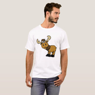 T-shirt Caricature Oie curieuse choisir la couleur arrièr