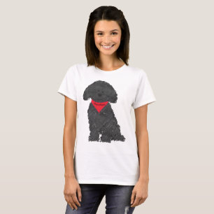 T-shirt Caricature personnalisée Cute Labradoodle Chiot