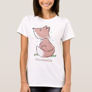 T-shirt Caricature pour bébé renard