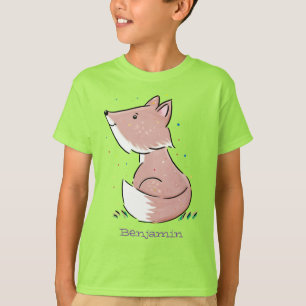 T-shirt Caricature pour bébé renard
