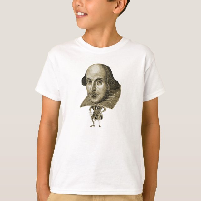 T-shirt Caricature Shakespeare (Devant)