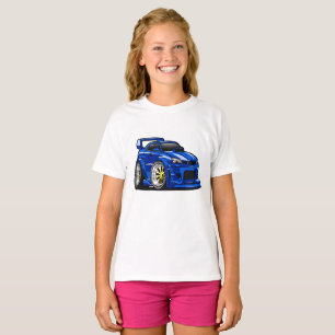 T-shirt Caricature sur la vitesse de la voiture des muscle