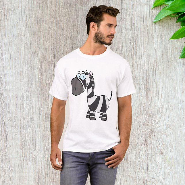T-shirt Caricature Zebra (Créateur téléchargé)